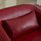 360-Degree Swivel Barrel Accent Chair with Armrests