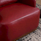 360-Degree Swivel Barrel Accent Chair with Armrests