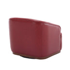 360-Degree Swivel Barrel Accent Chair with Armrests