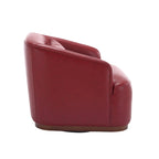 360-Degree Swivel Barrel Accent Chair with Armrests