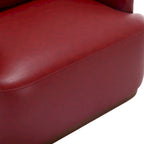 360-Degree Swivel Barrel Accent Chair with Armrests