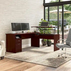 72-Inch 3-Position L-Shaped Sit-to-Stand Desk