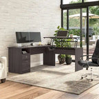 72-Inch 3-Position L-Shaped Sit-to-Stand Desk
