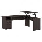 72-Inch 3-Position L-Shaped Sit-to-Stand Desk