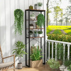 4-Tier Over-the-Toilet Storage Rack - Freestanding Bathroom Organizer
