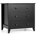 3-Drawer Dresser Chest of Drawers Bedside Table