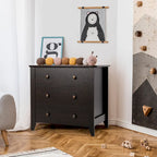 3-Drawer Dresser Chest of Drawers Bedside Table
