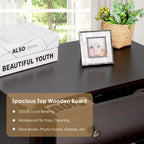 3-Drawer Dresser Chest of Drawers Bedside Table