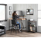 Industrial Counter-Height Desk with Removable Shelf