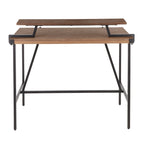 Industrial Counter-Height Desk with Removable Shelf