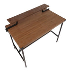 Industrial Counter-Height Desk with Removable Shelf