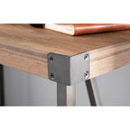 Industrial Counter-Height Desk with Removable Shelf