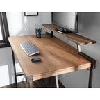 Industrial Counter-Height Desk with Removable Shelf