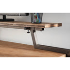 Industrial Counter-Height Desk with Removable Shelf