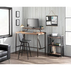 Industrial Counter-Height Desk with Removable Shelf