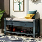Storage Bench Multipurpose Entryway Bench Shoe Rack with Seat