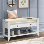 Storage Bench Multipurpose Entryway Bench Shoe Rack with Seat