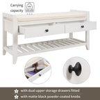 Storage Bench Multipurpose Entryway Bench Shoe Rack with Seat