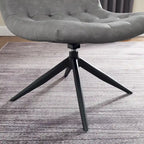Armless Swivel Home Office Chair - Faux Leather