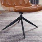 Armless Swivel Home Office Chair - Faux Leather