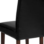 Tufted Parsons Chair with Side Panel Detail