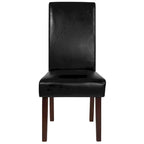 Tufted Parsons Chair with Side Panel Detail