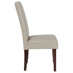 Tufted Parsons Chair with Side Panel Detail