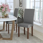 Tufted Parsons Chair with Side Panel Detail