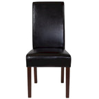 Tufted Parsons Chair with Side Panel Detail