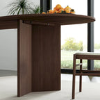 Nordic Style Solid Wood Oval Dining Table - Perfect for 6 People Gatherings 67 - 67*34*30