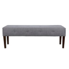 Transitional Tufted Upholstered Indoor Living Room Bench
