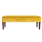 Transitional Tufted Upholstered Indoor Living Room Bench