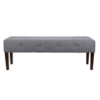Transitional Tufted Upholstered Indoor Living Room Bench
