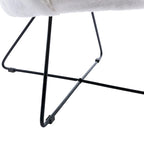 Modern Fleece Upholstered Accent Chair with Armrests