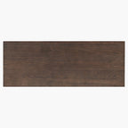 2-Door Wooden Storage Cabinet with Adjustable Shelf and Oak Legs