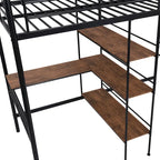 Twin Size Metal Loft Bed Twin Size Metal Loft Bed
