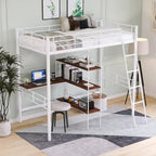 Twin Size Metal Loft Bed Twin Size Metal Loft Bed