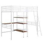 Twin Size Metal Loft Bed Twin Size Metal Loft Bed