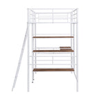 Twin Size Metal Loft Bed Twin Size Metal Loft Bed