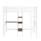 Twin Size Metal Loft Bed Twin Size Metal Loft Bed