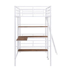Twin Size Metal Loft Bed Twin Size Metal Loft Bed