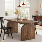63-inches Retro Wood Dining Table for 4- 6 People