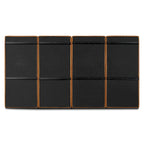 Full Grain Italian Leather Tufted Wall-Mounted Headboard