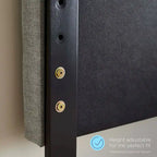 Performance Velvet King and California King Headboard with Nailhead Trim