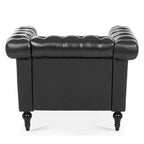 PU Leather Accent Chairs Living Room Arm Chairs